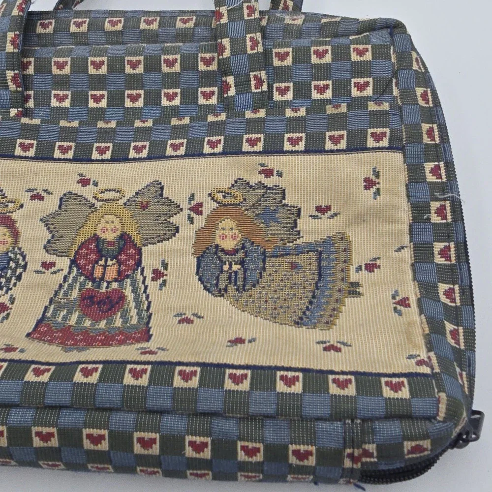 Vintage Country Angel Tapestry Bible Cover Zondervan Gifts